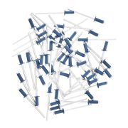 Заклепки 3.2 х 8 мм RAL 5005, синий, 50 шт Matrix