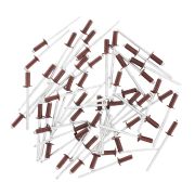 Заклепки 3.2 х 8 мм RAL 3005, красное вино, 50 шт Matrix