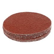 Круг абразивный на ворсовой подложке под «липучку», P 24, 125 мм, 10 шт Matrix