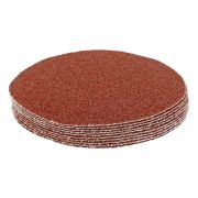 Круг абразивный на ворсовой подложке под «липучку», P 36, 125 мм, 10 шт Matrix