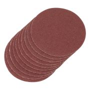 Круг абразивный на ворсовой подложке под «липучку», P 40, 115 мм, 10 шт Matrix