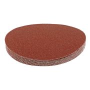 Круг абразивный на ворсовой подложке под «липучку», P 80, 115 мм, 10 шт Matrix