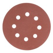 Круг абразивный на ворсовой подложке под «липучку», перфорированный, P 500, 125 мм, 5 шт Matrix