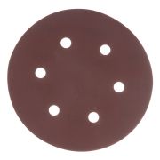Круг абразивный на ворсовой подложке под «липучку», перфорированный, P 400, 150 мм, 5 шт Matrix