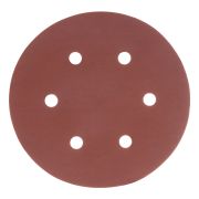 Круг абразивный на ворсовой подложке под «липучку», перфорированный, P 600, 150 мм, 5 шт Matrix