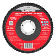 Круг лепестковый торцевой, P 24, 125 х 22.2 мм Matrix
