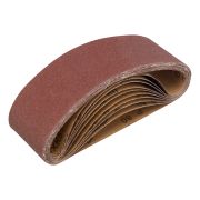 Лента абразивная бесконечная, P 80, 75 х 533 мм, 10 шт Matrix
