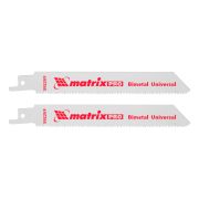 Полотна универсальные для сабельной пилы S922VF, 125/1.8-2.5 мм, Bimetal, 2 шт, Pro Matrix