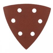 Треугольник абразивный на ворсовой подложке под «липучку», перфорированный, P 180, 93 мм, 5 шт Matrix