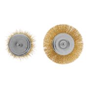 Набор щеток для дрели, 2 шт, 1 плоская, 100 мм, 1 «чашка», 75 мм, со шпильками Matrix
