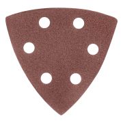 Треугольник абразивный на ворсовой подложке под «липучку», перфорированный, P 40, 93 мм, 5 шт Matrix