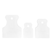 Набор шпателей 40-60-80 мм, белая резина, 3 шт Matrix