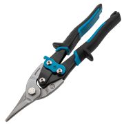 Ножницы по металлу «Piranha», 250 мм, прямой рез, сталь CrMo, двухкомпонентные рукоятки Gross