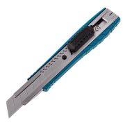 Нож, 160 мм, металлический корпус, выдвижное сегментное лезвие 18 мм (SK-5) металлическая направляющая, клипса для ремня Gross