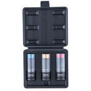 Набор головок ударных шестигранных для колесных дисков 17, 19, 21 мм, 1/2