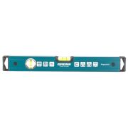 Уровень алюминиевый, 400 мм, магнит, 2 глазка, Magnetisch Gross