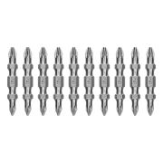 Бита двухстор., PZ2-PZ1х45мм, сталь S2, 10шт. Gross