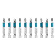 Бита PH2х50мм, сталь S2, кругл., 10 шт. Gross