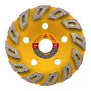 Чашка алмазная зачистная, 125 мм, Турбо Denzel