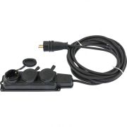 Удлинитель электрический силовой, 20 м, 3 х 1.5 мм, 16 А, тип УХЗ-16, Denzel