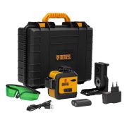 Лазерный уровень мультипризм. LXI 360-3 Green, 30 м, 520 Нм, акк. Li 2800 mAh, резьба 1/4