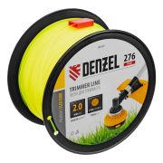 Леска для триммера круглая, 2,0мм х 276м, на DIN катушке FLEX CORD,  Denzel