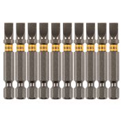 Бита SL6,0х50, сталь S2, шестигранный профиль, 10 шт. Е 6,3 Denzel