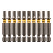 Бита HEX 5х50, сталь S2, шестигранный профиль, 10 шт. Е 6,3 Denzel