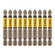 Бита PH2х60, сталь S2, цилиндр., 10 шт. Е 6,3 Denzel