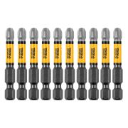 Бита IMPACT, PH3x50 мм, лазерная обработка шлица, сталь S2, 10 шт., Е 6,3 Denzel