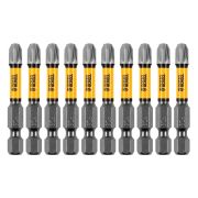 Бита IMPACT, PZ3x50 мм, лазерная обработка шлица, сталь S2, 10 шт., Е 6,3 Denzel