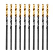 Сверло по металлу, 2,5 мм, HSS-Tin, Golden Tip, 10 шт. Denzel