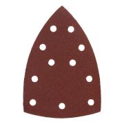 Треугольник абразивный на ворc. подложке под «липучку», перф., P 120, 150х150х100 мм, 5 шт. Denzel