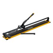 Плиткорез рельсовый 1200х16мм, каретка на подш., стальная станина, усил. рукоятка-пенал Denzel