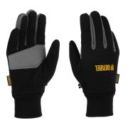 Перчатки универсальные, двойные, работа с сенсорным экраном, вязаная манжета, размер 9 Denzel