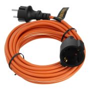 Удлинитель-шнур силовой Garden Series, ПВС, 10м, 1 розетка, 3 x 1 мм, Denzel