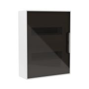 Щиток настенный 24мод. FRAME с тонированной дверцей с шин. PEN 2шт 8 отв. + 2шт 6 отв. бел. DKC F24W1WD
