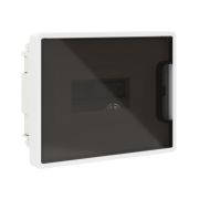 Щиток встраиваемый 8мод. IP41 с тонированной дверцей с 2 шинами PEN на 6 и 8 отверст. бел. DKC F08B1WD