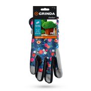 GRINDA AMBER, S (7), садовые перчатки из искусственной кожи с усиленным наладонником и кончиками пальцев, PRO Line (1139-S)