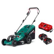 ЗУБР 40 В (2x20В), 460 мм, 2 АКБ LMS (4 Ач), газонокосилка аккумуляторная бесщеточная (ГКЛ-4046-42)