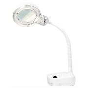 Лупа с подсветкой 3 кратная и 8 кратная, D 87.5 мм, на гибком штативе Matrix