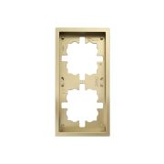 Рамка 2-мест. горизонт. ZIMA зол. LEZARD 704-3600-147