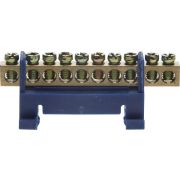 Шина СВЕТОЗАР нулевая на изоляторе типа ″Стойка″макс. ток 100А, 5,2мм, 10 полюсов