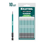KRAFTOOL OPTIMUM TX 6, 100 мм, 10 шт, биты (26126-6-100-S10)