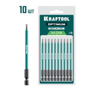 KRAFTOOL OPTIMUM TX 9, 100 мм, 10 шт, биты (26126-9-100-S10)