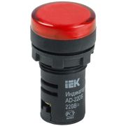 Лампа светосигнальная AD22DS d22мм 230В красн. KARAT IEK BLS10-ADDS-230-K04