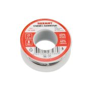 Припой с канифолью 100гр d2.0мм (Sn60 Pb40 Flux 2.2%) REXANT 09-3223