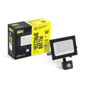 Прожектор светодиодный СДО 06-50Д 6500К IP54 с ДД черн. IEK LPDO602-50-65-K02