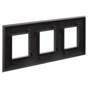 Рамка 3-м 6мод. Avanti «Черный матовый» DKC 4412906