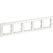 Рамка 5-м BRITE РУ-5-БрБ бел. IEK BR-M52-K01